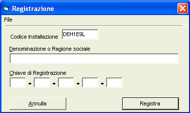 fase 1 registrazione