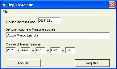 fase 2 registrazione